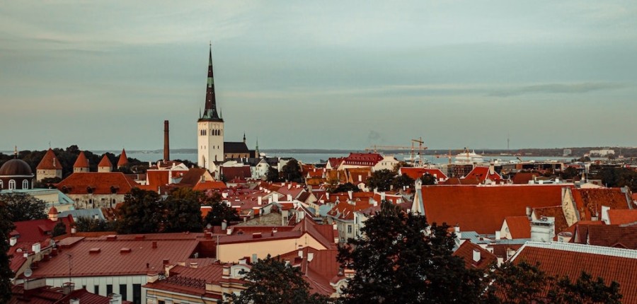 Tallinn Skyline in Estonia