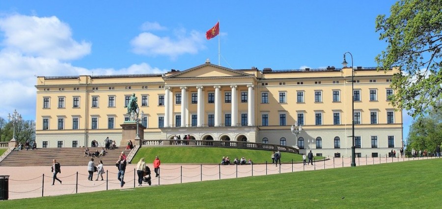 Oslo Palace in Norway