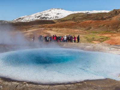 Iceland geyser volcano