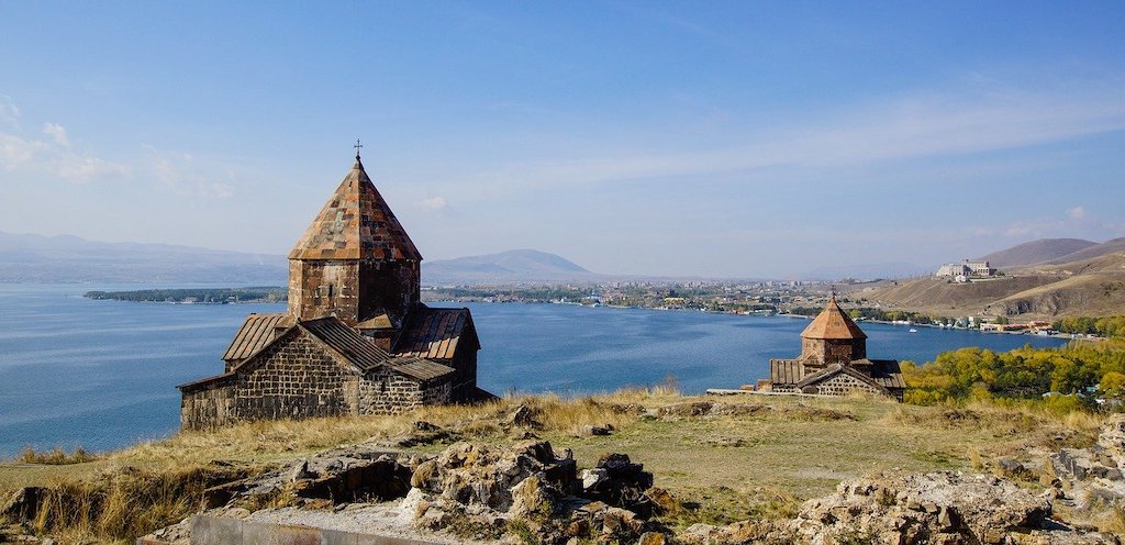 Armenia Lake Sevan monastery